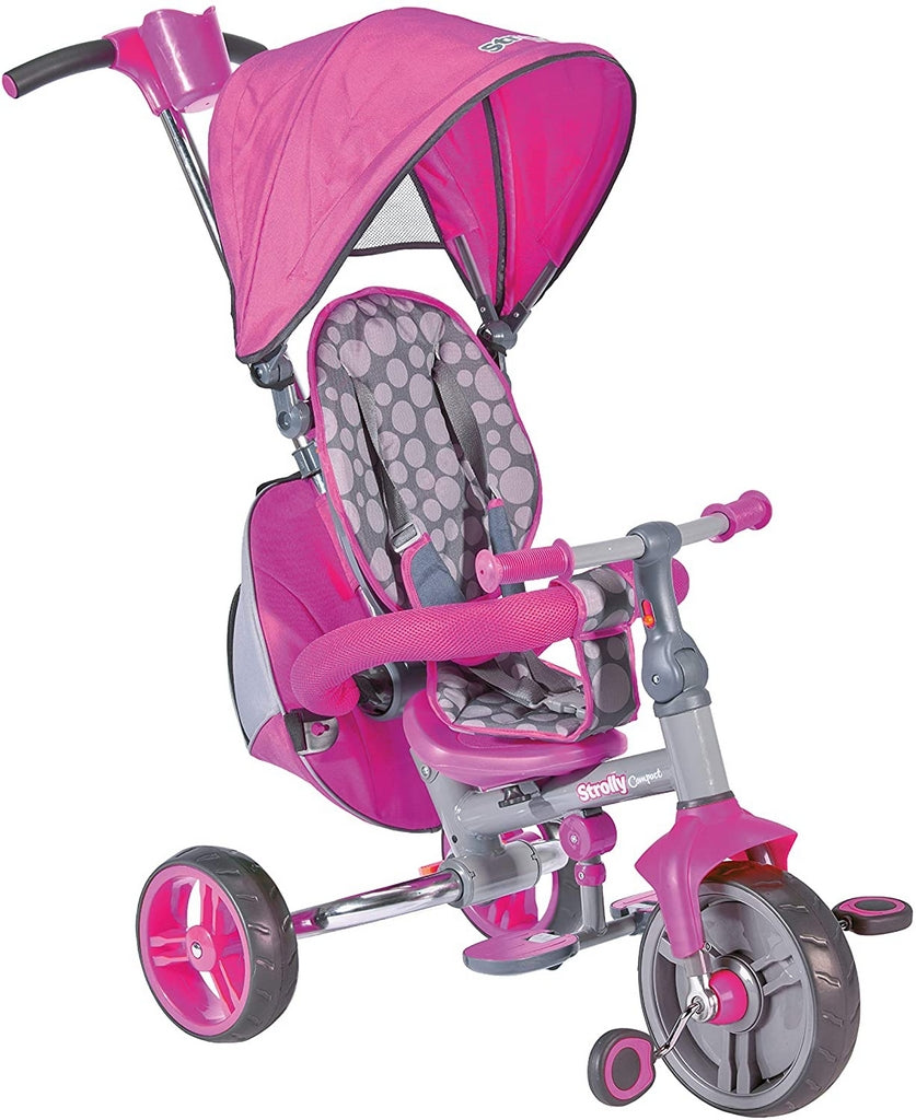 TRICICLO STROLLY COMPACT ROSA
