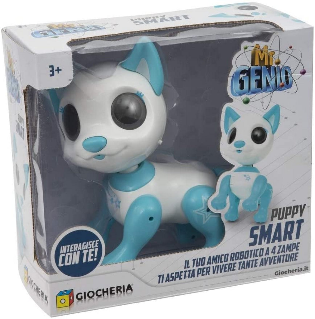 MR GENIO CANE ROBOT INTEAGISCE AL T