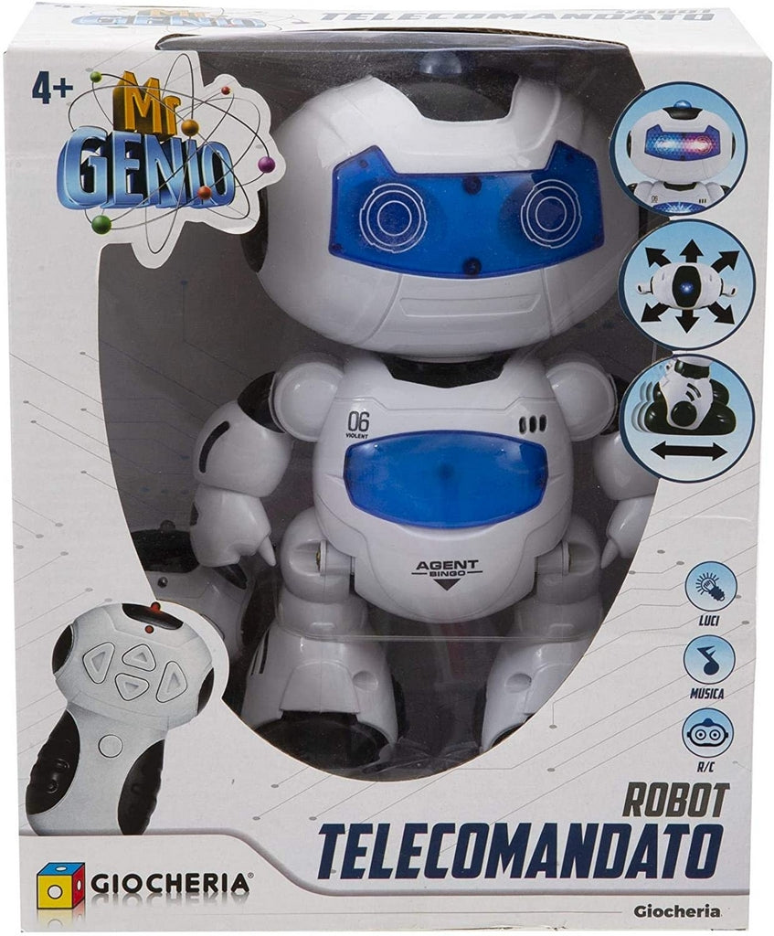 MR GENIO ROBOT RADIOCOMANDATO LUCI