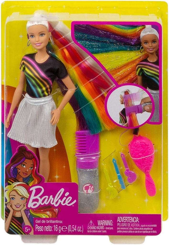 BARBIE CAPELLI ARCOBALENO LUNGHI