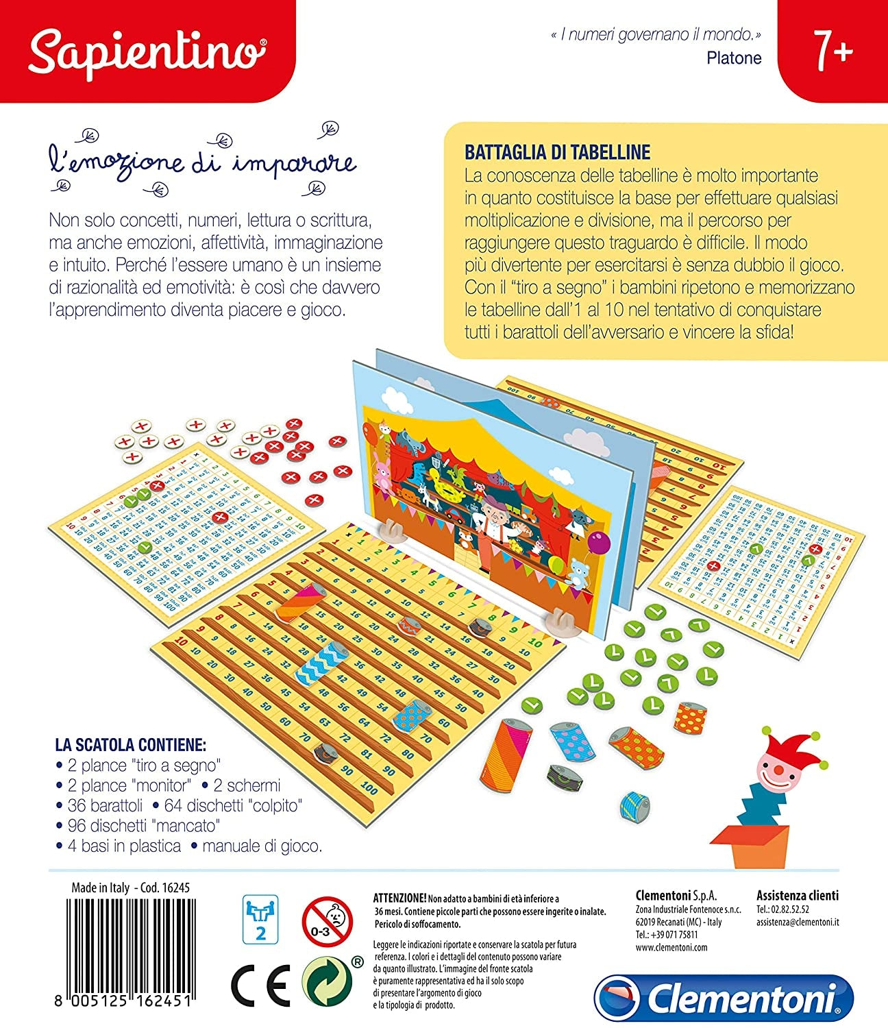 LA BATTAGLIA DELLE TABELLINE