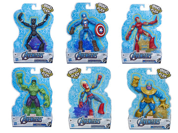 AVENGERS BENDY FIGURE AST.