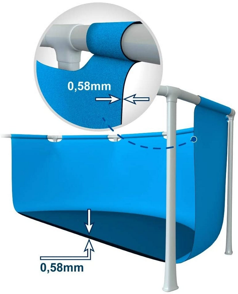 PISCINA PRISMA METAL FR.300X175X80