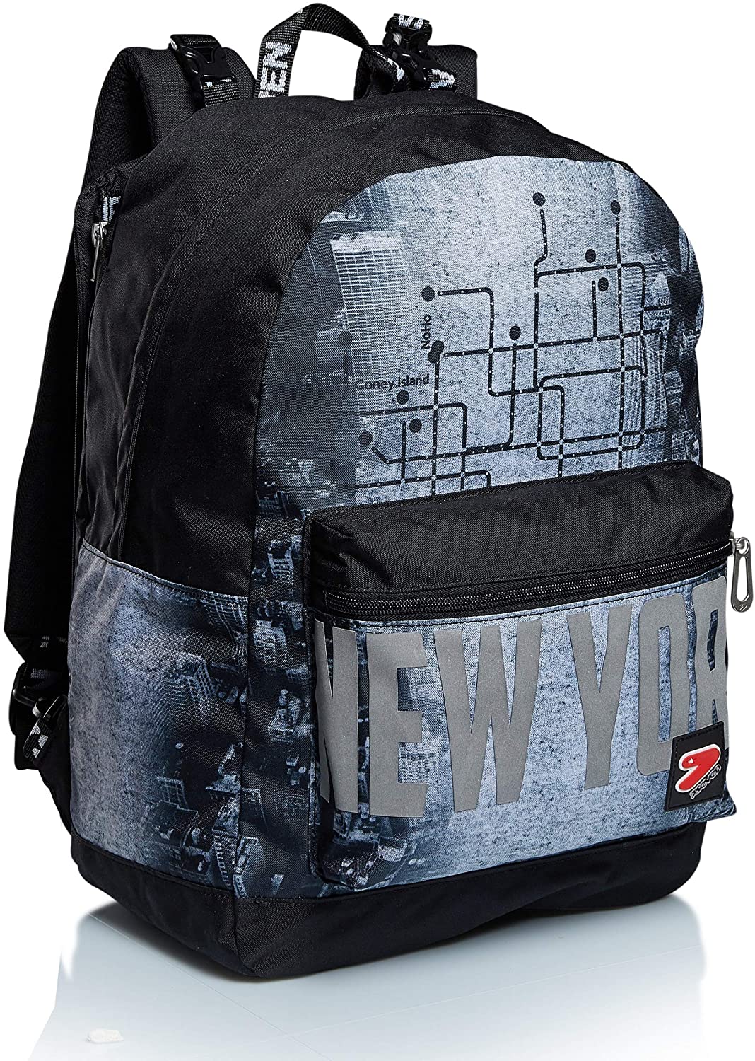 REVERSIBLE BACKPACK SEVEN JET BLACK