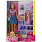 BARBIE ARMADIO CON ACCESSORI FVJ42