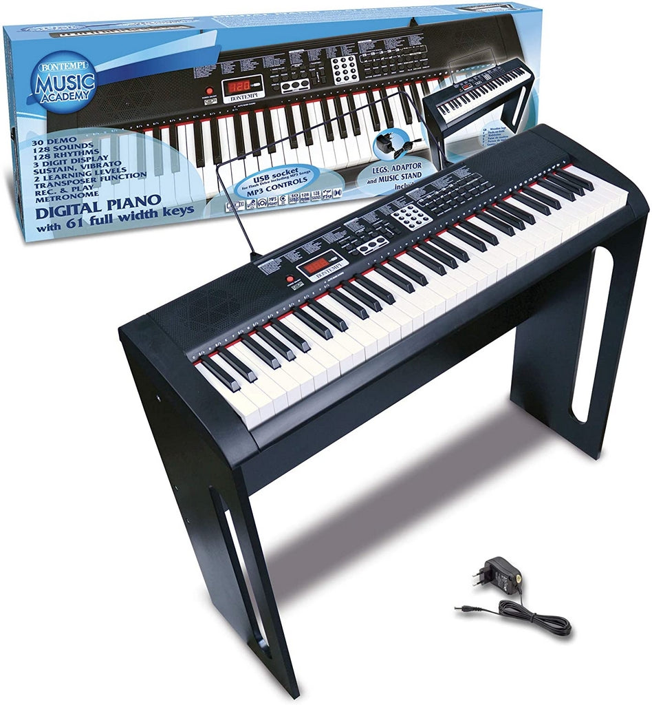 PIANO DIGITALE 61T. C/GAMBE E USB