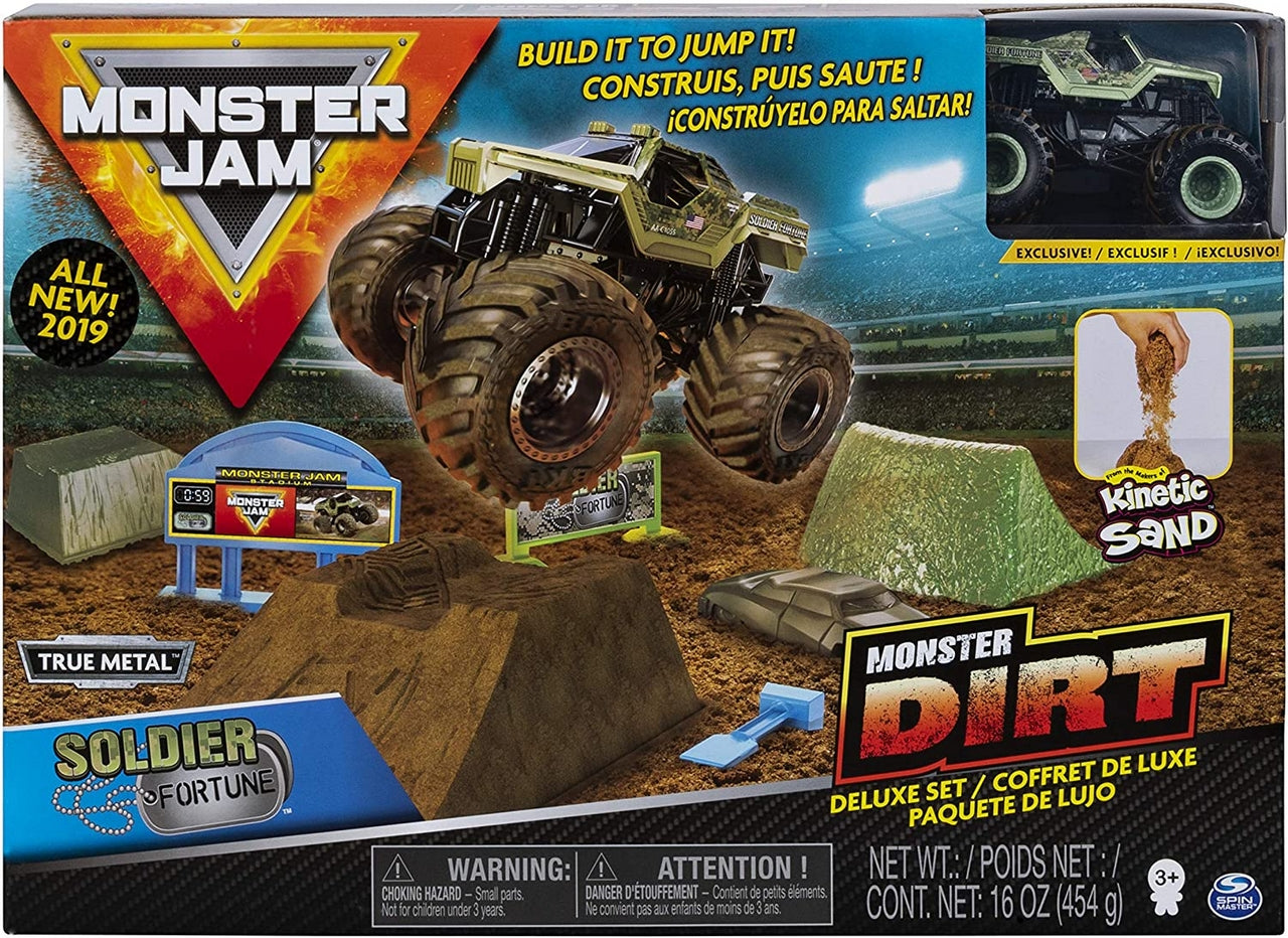 MONSTER JAM AUTO C/SABBIA PLAYSET