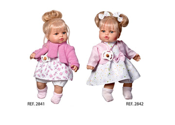 BAMBOLA ROSA 28CM