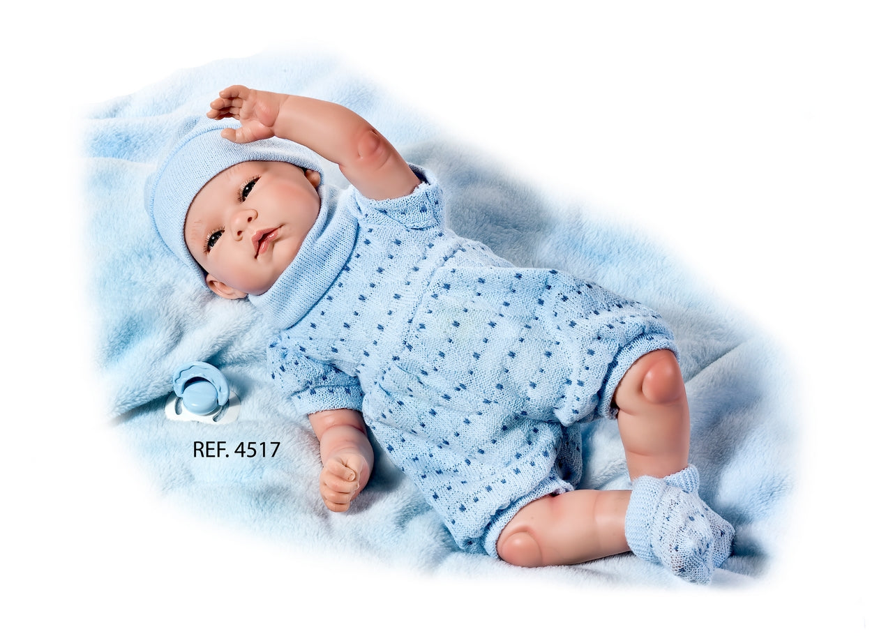 REBORN VALENTIN AZZURRO 46CM 1,5KG
