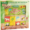 GIOCO MEMORIA DEGLI ANIMALI LEGNO
