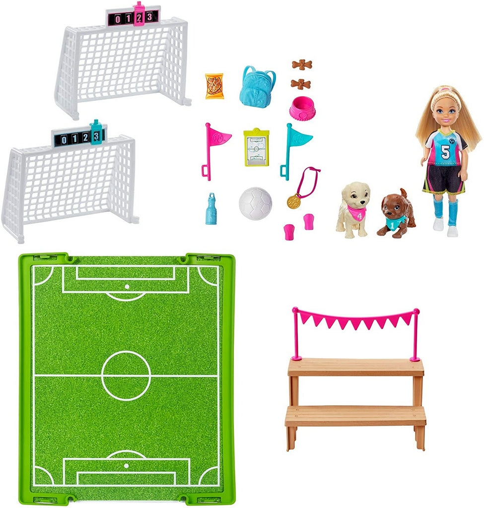 BARBIE CHELSEA CALCIATRICE PLAYSET