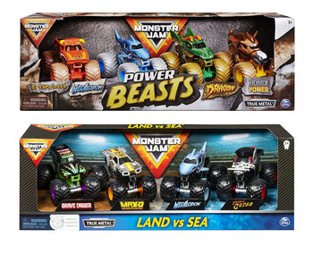 MONSTER JAM SET VEICOLI ZOMBIE