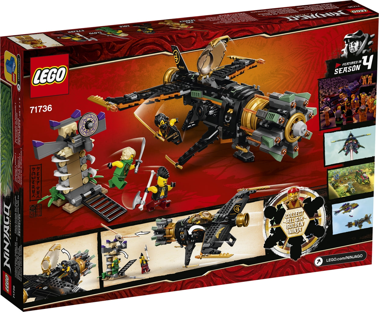 SPARA MISSILI NINJAGO 71736