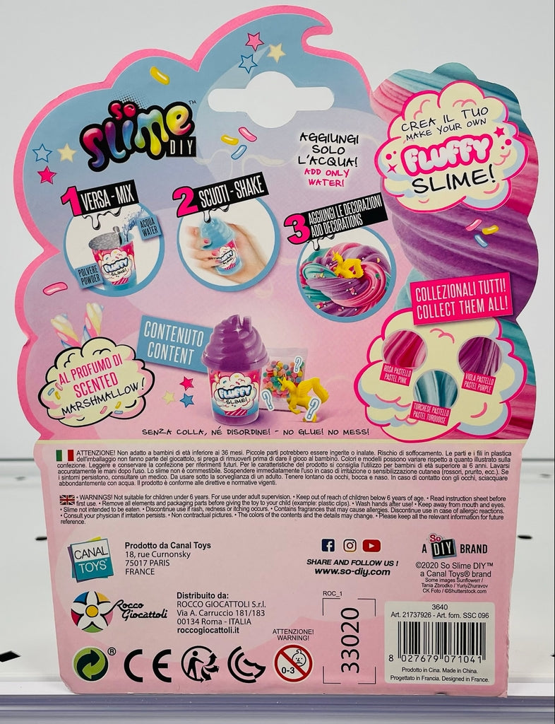 SO SLIME FLUFFY KIT ASS.T