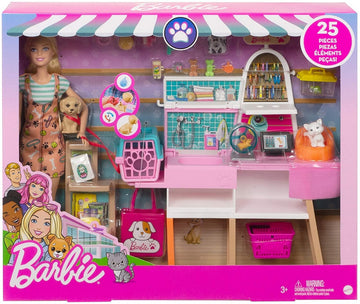 BARBIE NEGOZIO DI ANIMALI C/BAMBOLA