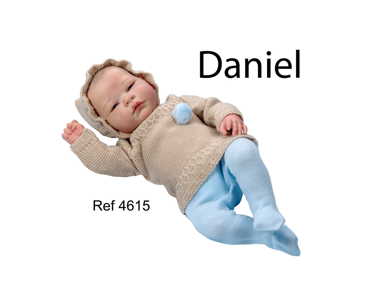 REBORN DANIEL BEIGE/CEL.46CM 1,9KG