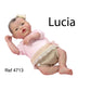 REBORN LUCIA BEIGE/ROSA 46CM 1,9KG