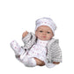 BAMBOLA INVERNO BAMBINA AZ/RO 25CM