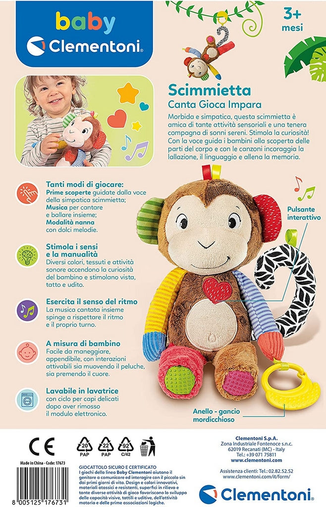 SCIMMIETTA CANTA GIOCA IMPARA