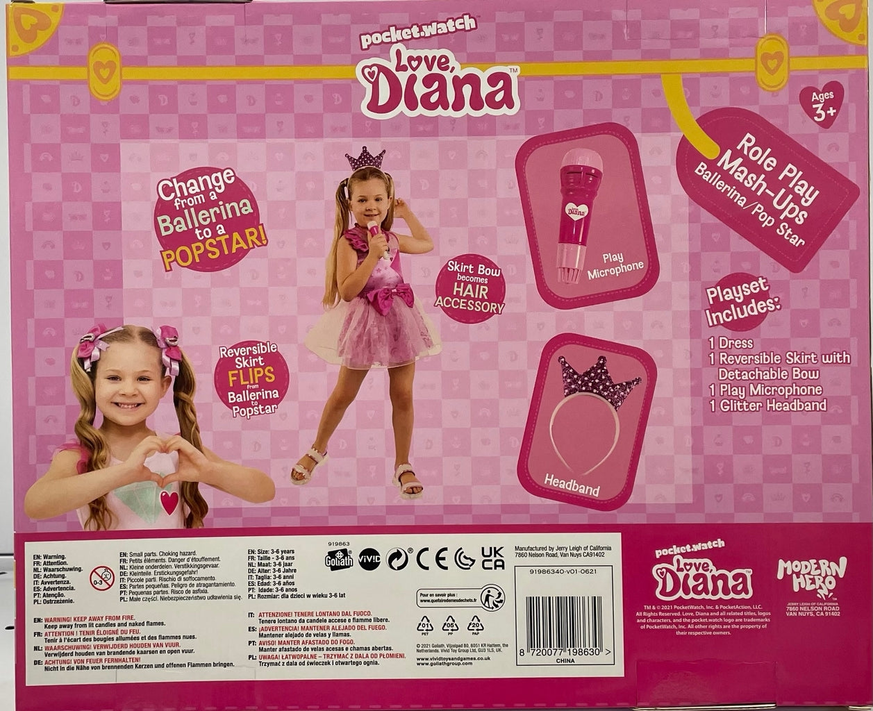 LOVE DIANA BALLERINA ROCKSTAR DRESS