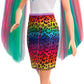 BARBIE CAPELLI ARCOBALENO MULTICOLO