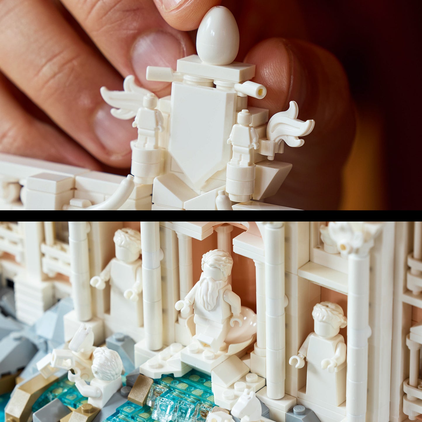 LEGO Architecture Fontana di Trevi - Kit Modellismo di Monumenti Barocchi con Facciata di Palazzo Poli e Sculture - Fai da Te per Adulti da Collezione - Regalo Uomo o Donna Amanti della Storia - 21062