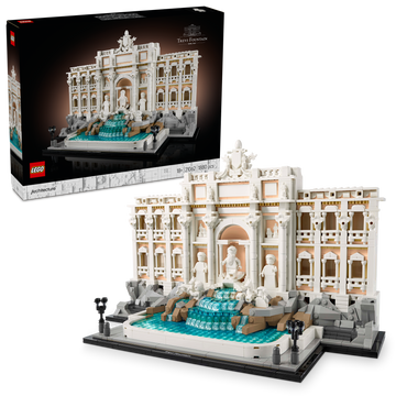 LEGO Architecture Fontana di Trevi - Kit Modellismo di Monumenti Barocchi con Facciata di Palazzo Poli e Sculture - Fai da Te per Adulti da Collezione - Regalo Uomo o Donna Amanti della Storia - 21062