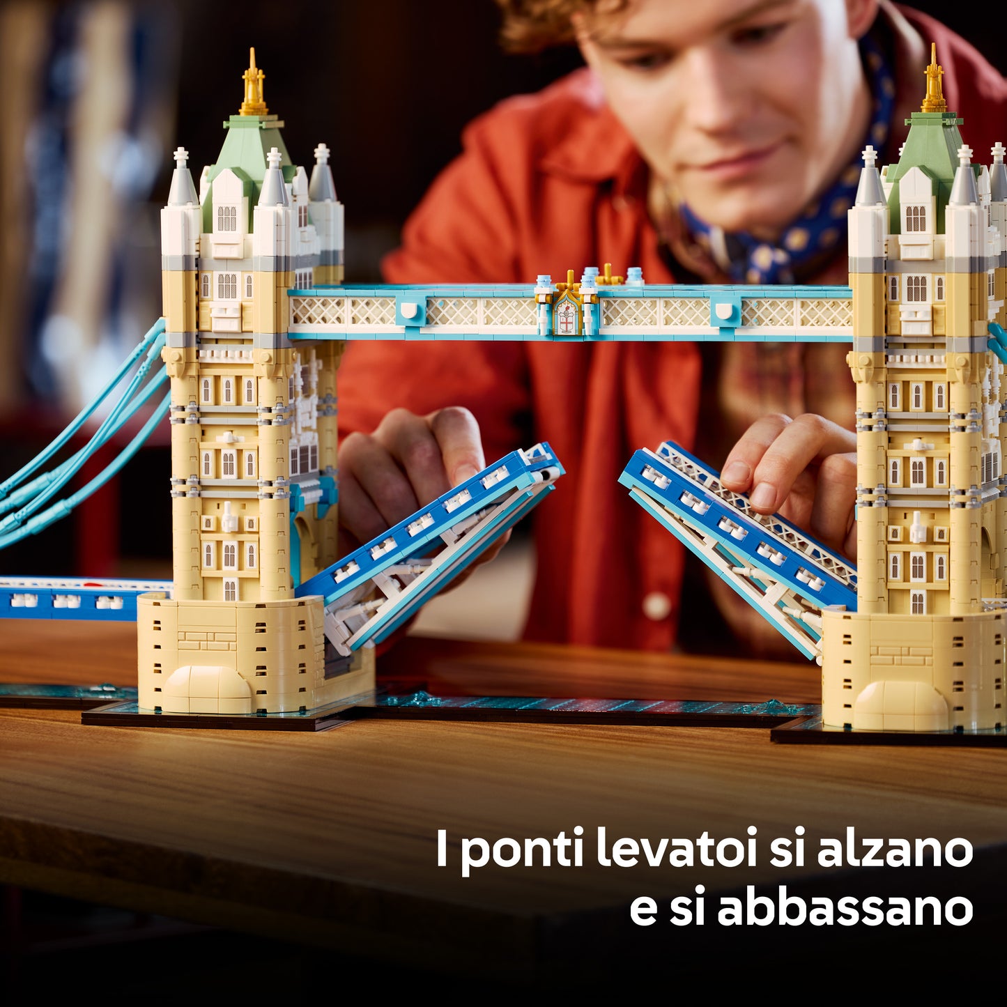 LEGO Architecture 21067 Tower Bridge, Kit Modellismo per Adulti Fai da Te, Miniatura Monumento 3D, Idea Regalo da Collezione