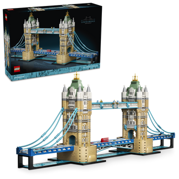 LEGO Architecture 21067 Tower Bridge, Kit Modellismo per Adulti Fai da Te, Miniatura Monumento 3D, Idea Regalo da Collezione