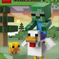 LEGO Minecraft 21582 Fantino di Polli, Giocattolo 3D con 3 Personaggi, Decorazione Cameretta, Regalo per Gamer e Bambini 9+
