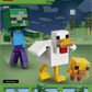 LEGO Minecraft 21582 Fantino di Polli, Giocattolo 3D con 3 Personaggi, Decorazione Cameretta, Regalo per Gamer e Bambini 9+