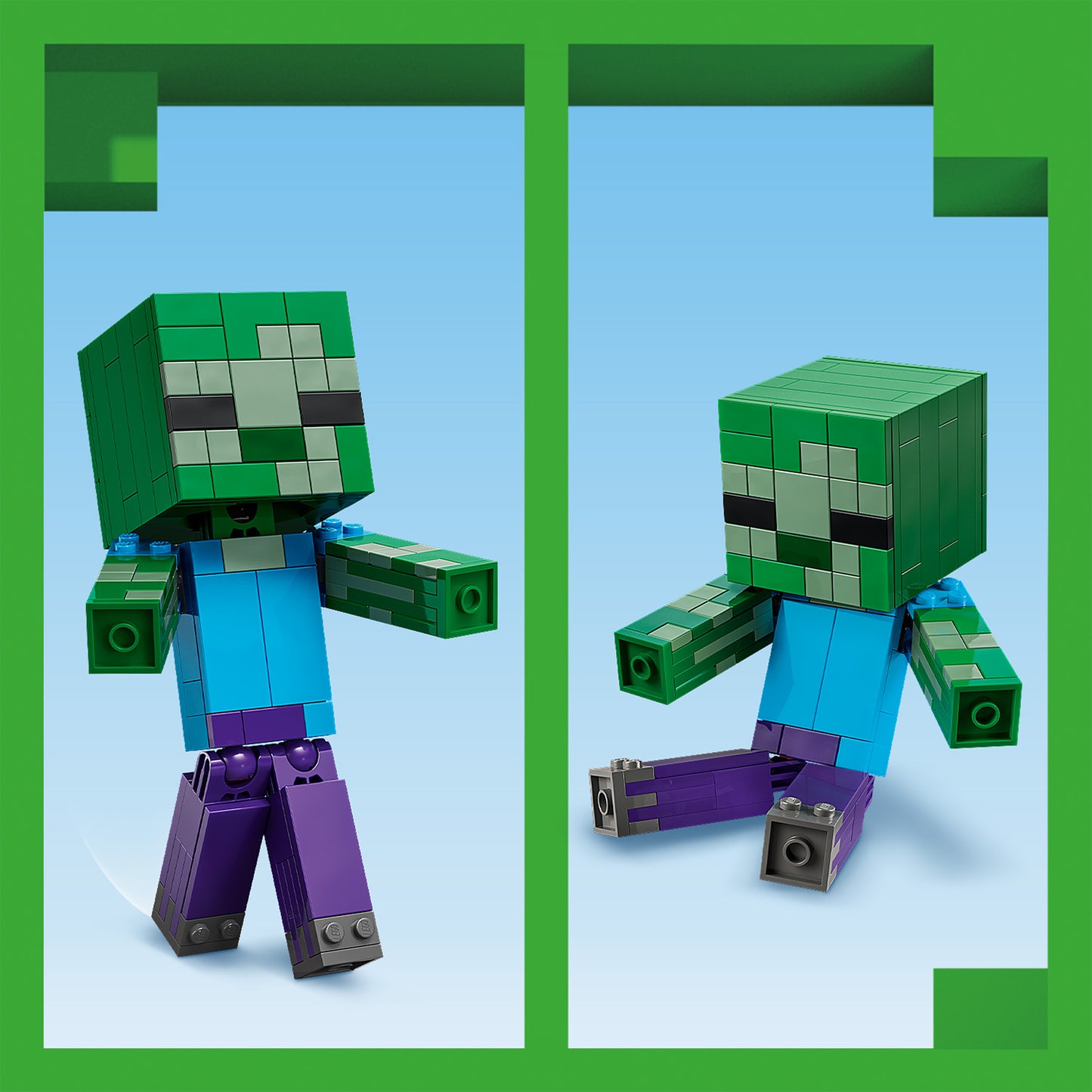 LEGO Minecraft 21582 Fantino di Polli, Giocattolo 3D con 3 Personaggi, Decorazione Cameretta, Regalo per Gamer e Bambini 9+