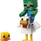 LEGO Minecraft 21582 Fantino di Polli, Giocattolo 3D con 3 Personaggi, Decorazione Cameretta, Regalo per Gamer e Bambini 9+