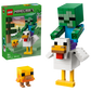 LEGO Minecraft 21582 Fantino di Polli, Giocattolo 3D con 3 Personaggi, Decorazione Cameretta, Regalo per Gamer e Bambini 9+