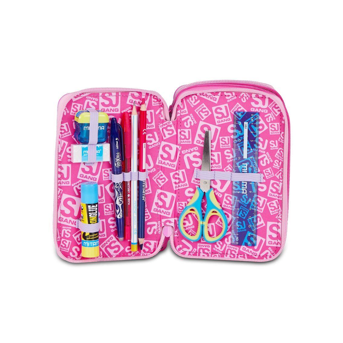 AST. 3 ZIP SJ GANG FLUFFY PINK GIRL