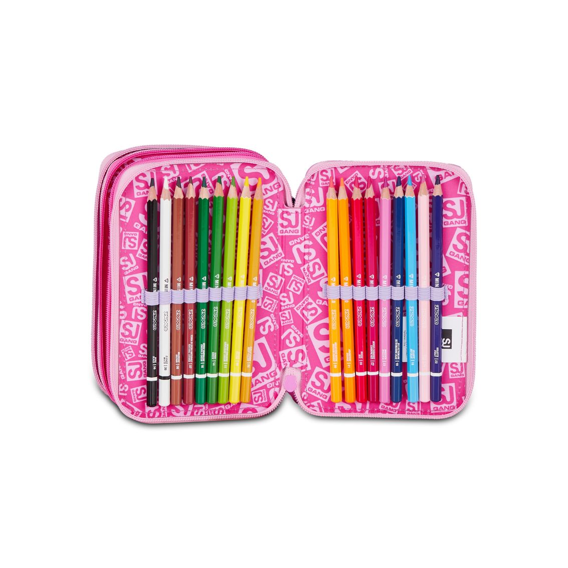 AST. 3 ZIP SJ GANG FLUFFY PINK GIRL