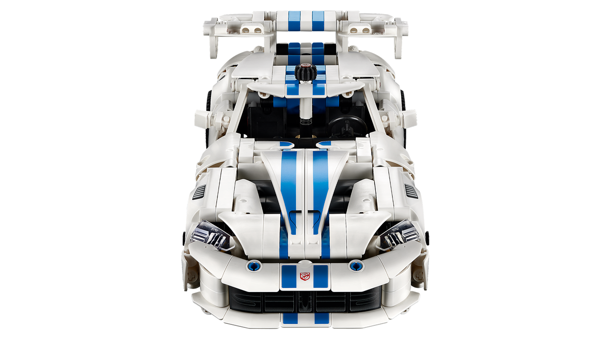 LEGO Technic 42234 Auto Sportiva Dodge Viper GTS-R, Macchina Giocattolo con Motore V10, Sterzo e Differenziale, Regalo da 10+