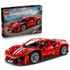 LEGO Technic 42235 Auto Ferrari 488 PISTA, Macchina Giocattolo con Motore V8, Sterzo e Differenziale, Regalo per Bambini 9+