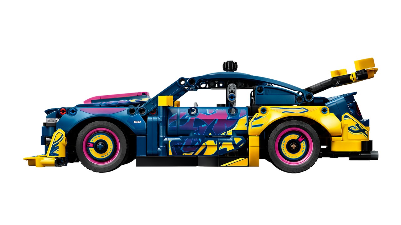 LEGO Technic 42236 Auto Ford Mustang GT Custom Garage GT, Giocattolo con Motore V8, Sterzo HOG, Parti Intercambiabili, da 10+