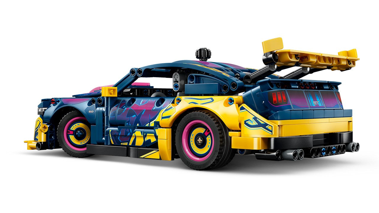 LEGO Technic 42236 Auto Ford Mustang GT Custom Garage GT, Giocattolo con Motore V8, Sterzo HOG, Parti Intercambiabili, da 10+