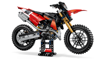 LEGO Technic 42238 Moto Ducati Desmo450 MX Factory, Kit di Modellismo con Moto Giocattolo da Collezione, Regalo Bambini 10+