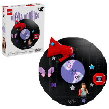 LEGO Editions 43028 Vinile di Olivia Rodrigo, Giocattolo con Modello di Disco, Minifigure e Accessori, Regalo Creativo da 10+
