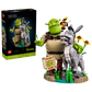 LEGO Shrek, Ciuchino e Gatto con gli Stivali - Kit Modellismo Cinematografico per Adulti - Set da Esposizione con 3 Personaggi - Decorazione per Scrivania o Mensola - Regalo per i Fan dei Film - 72423