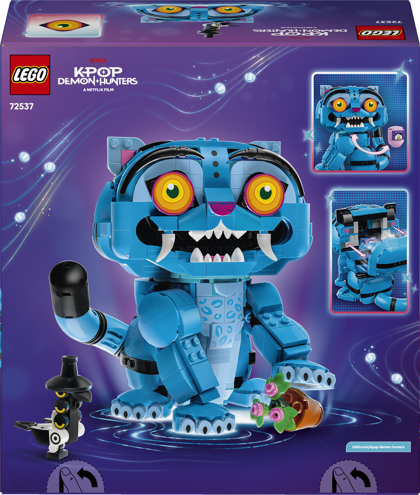 LEGO KPop Demon Hunters 72537 Derpy la Tigre e Sussie la Gazza, Gioco K-Pop con 2 Animali, Decorazione Cameretta, Regalo 9+