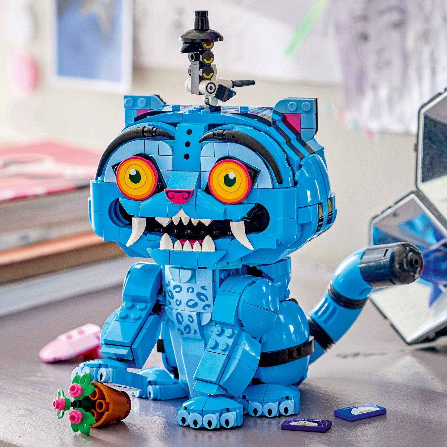 LEGO KPop Demon Hunters 72537 Derpy la Tigre e Sussie la Gazza, Gioco K-Pop con 2 Animali, Decorazione Cameretta, Regalo 9+