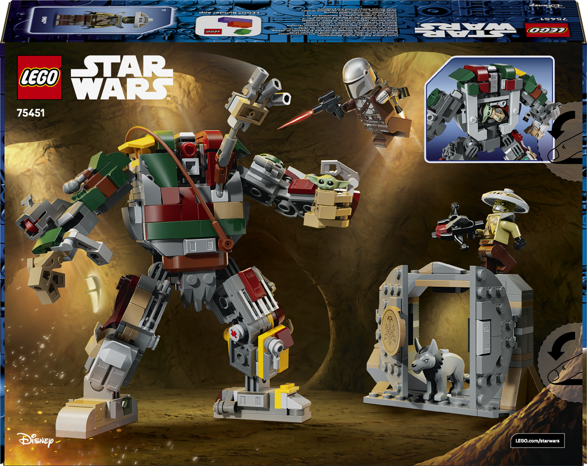LEGO Star Wars 75451 Resa dei Conti con il Droide Sentinella al Palazzo di Jabba, Giocattolo con 4 Personaggi, Regalo da 9+