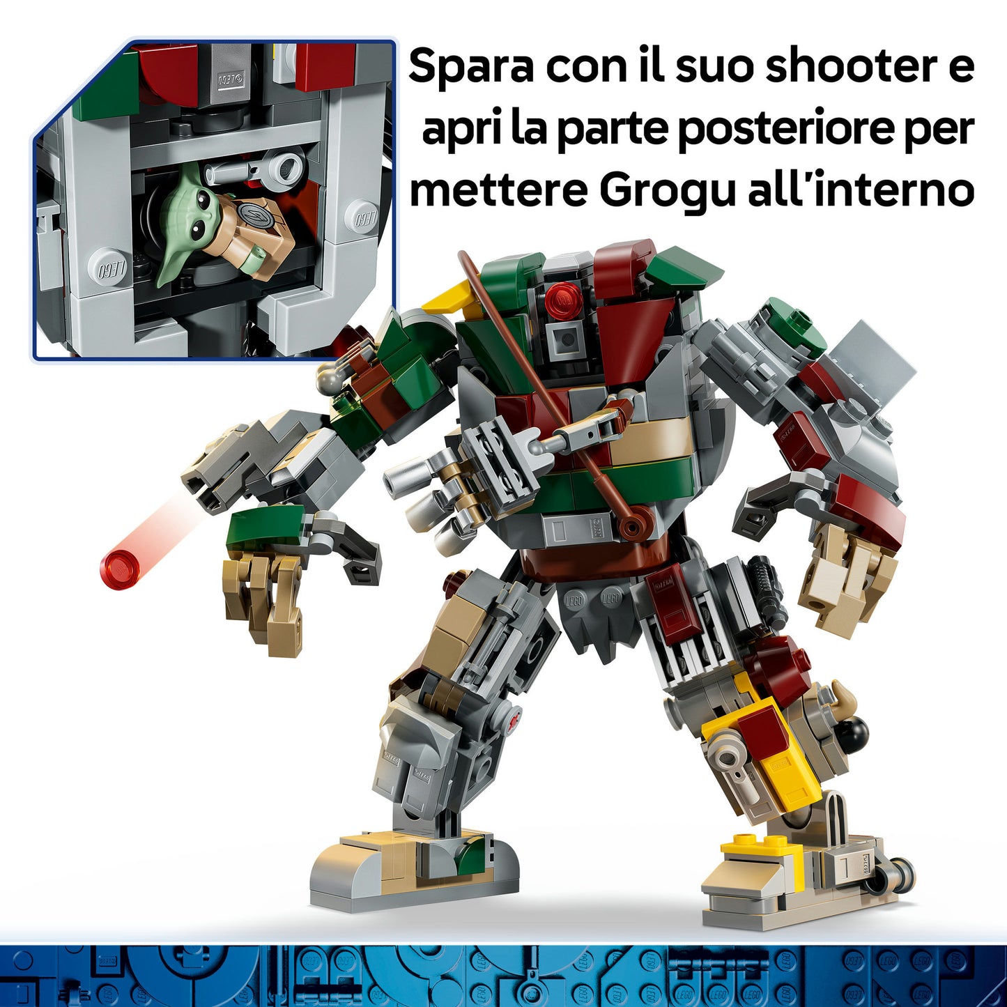 LEGO Star Wars 75451 Resa dei Conti con il Droide Sentinella al Palazzo di Jabba, Giocattolo con 4 Personaggi, Regalo da 9+
