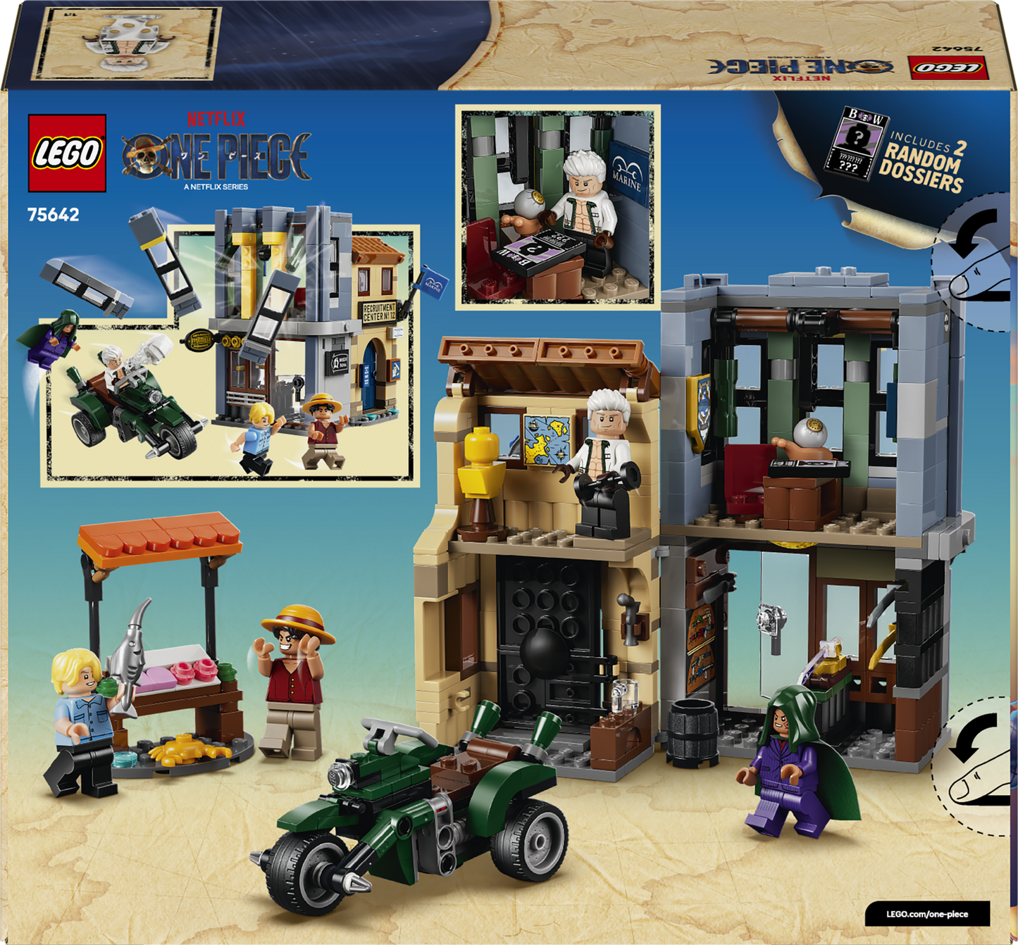LEGO ONE PIECE 75642 Resa dei Conti con Capitano Smoker, Gioco Interattivo con 4 Minifigure, Regalo per Bambini e Bambine 9+