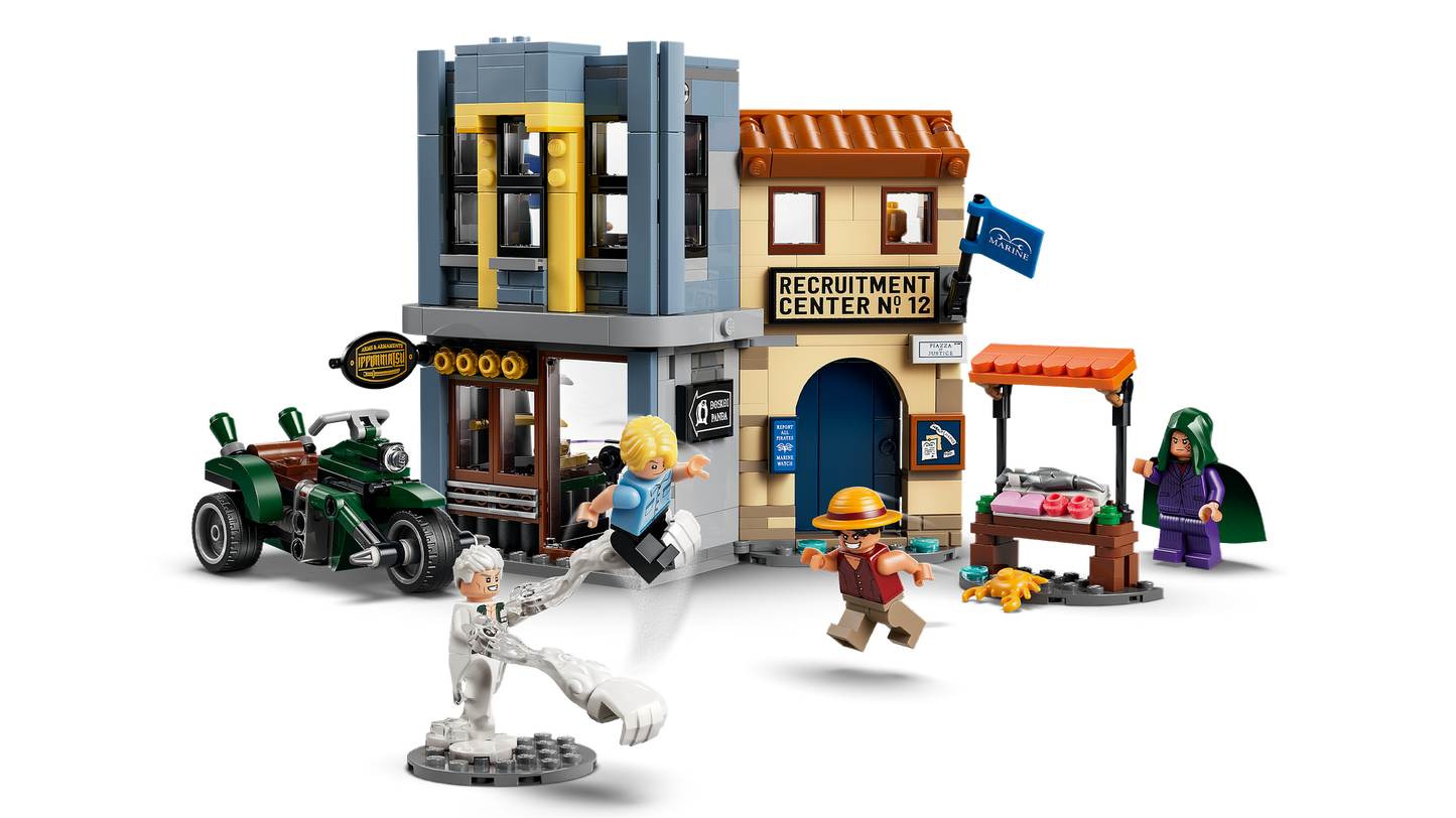 LEGO ONE PIECE 75642 Resa dei Conti con Capitano Smoker, Gioco Interattivo con 4 Minifigure, Regalo per Bambini e Bambine 9+