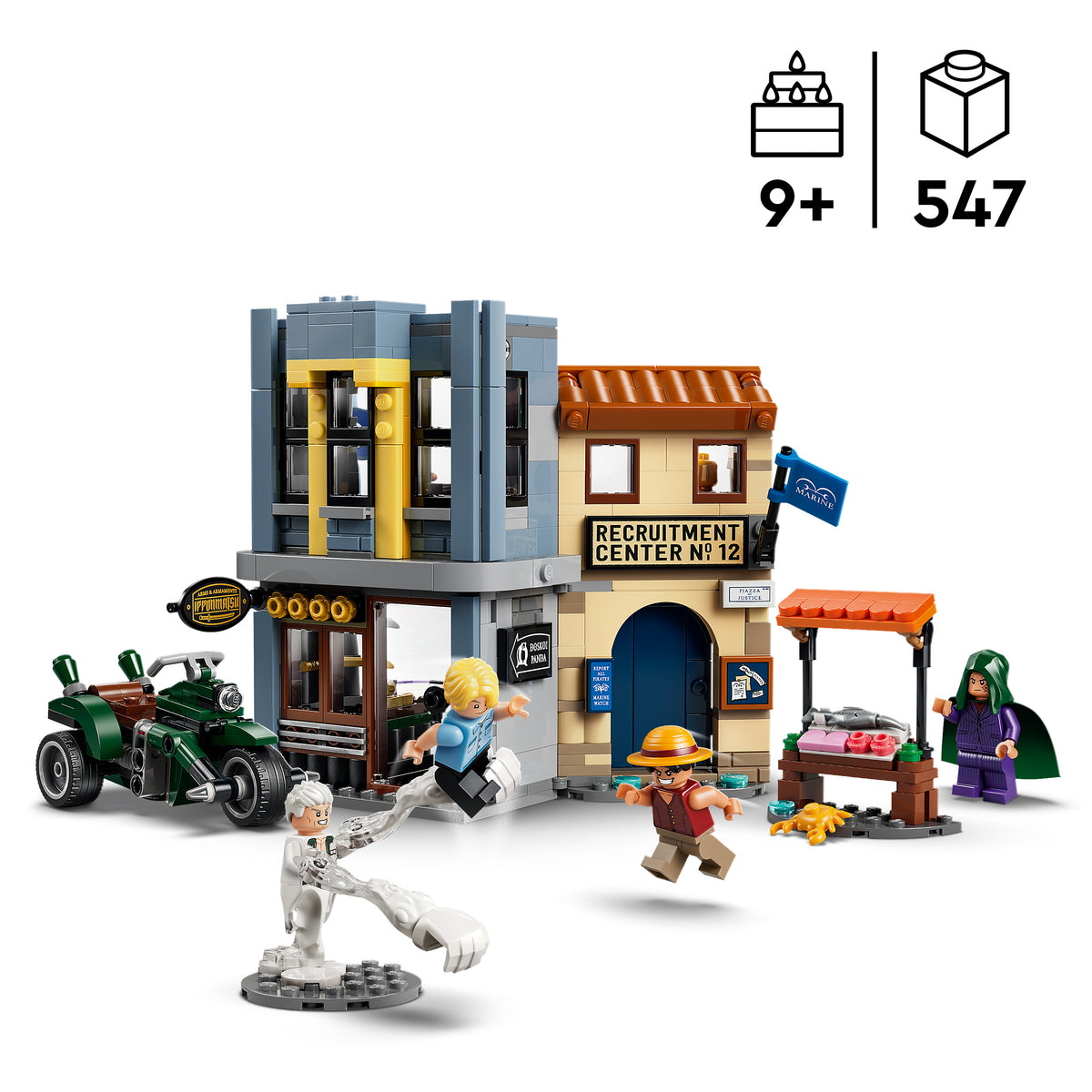 LEGO ONE PIECE 75642 Resa dei Conti con Capitano Smoker, Gioco Interattivo con 4 Minifigure, Regalo per Bambini e Bambine 9+